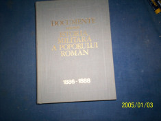 DOCUMENTE PRIVIND ISTORIA MILITARA A POPORULUI ROMAN 1886-1888 foto