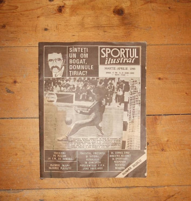 Revista SPORTUL ILUSTRAT Nr. 3 - 4 / 1990 Interviu Tiriac foto