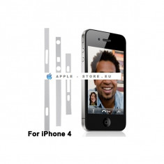 20. Protectie completa: folie protectie mijloc rama aluminiu iPhone 4 4s + folie protectie fata si spate iPhone 4 CADOU foto
