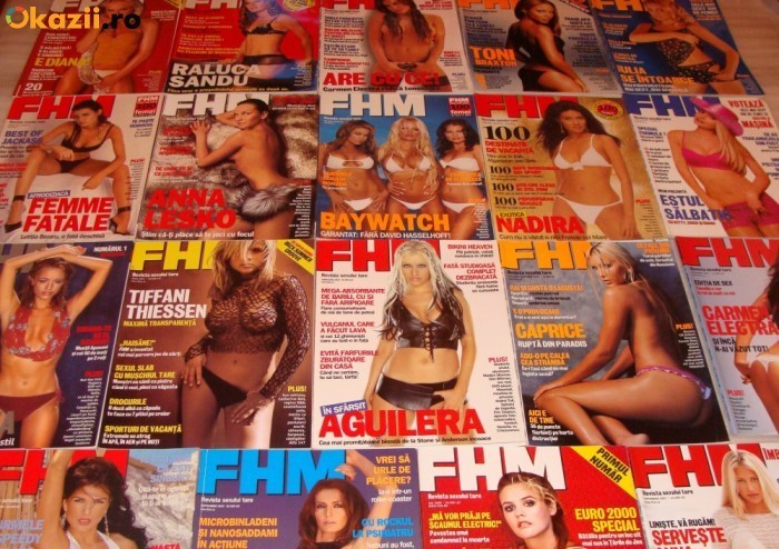 Colectie FHM Romania Numerele 1-100 Colectie FHM Romania Numerele 1-100