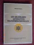 Les grammaires generatives-transformationnelles - Mariana Tutescu