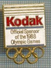 373 INSIGNA - OLIMPICA - KODAK, sponsor oficial 1988 -starea care se vede foto