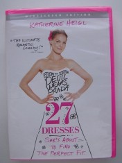 27 DE ROCHII (27 DRESSES) DVD original nou (in tipla) - film comedie romantica foto