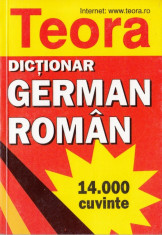 DICTIONAR GERMAN-ROMAN de I. SIRETEANU si E. TOMEANU foto