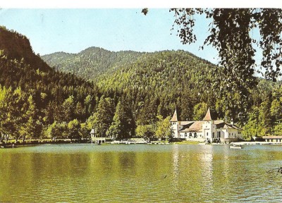 CPI (B1591) BAILE TUSNAD. LACUL CIUCAS, EDITURA MERIDIANE, CIRCULATA 22.8.82, STAMPILE, TIMBRE foto