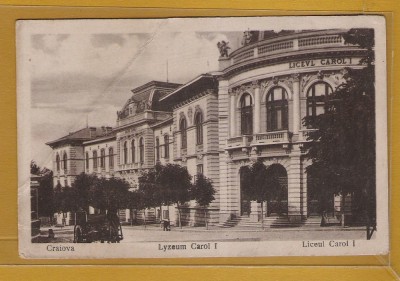 CRAIOVA LICEUL CAROL I 1921 foto