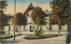 Carte postala CP VL001 Govora - Vila Bunescu - circulata 1927 Interbelica foto