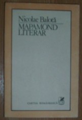 NICOLAE BALOTA - MAPAMOND LITERAR (1983) foto