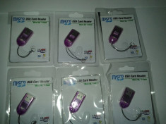 USB Card reader Cititor de carduri (card reader) microSD si microSDHC foto