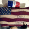 Perna Model USA flag, Made in SUA, raritate, Hat room