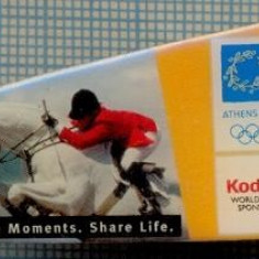 551 INSIGNA -OLIMPICA, ATENA 2004 -KODAK sponsor olimpic -proba hipica (calarie) -starea care se vede