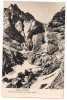 Carte postala(ilustrata)-MUNTII BUCEGI-Cascada Caraiman din Valea Jepilor, Circulata, Fotografie