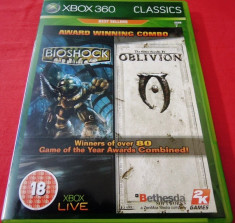 Bioshock 1 + The Elder Scrolls IV Oblivion, xbox360, original, 59.99 lei(gamestore)! Alte sute de jocuri! foto