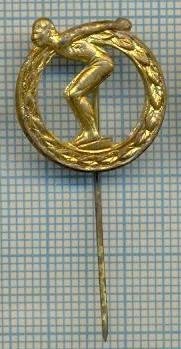 547 INSIGNA - Semn de arma ? -Discobol -starea care se vede foto