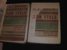 SUB STELE -A. J. CRONIN-2 VOL-TRAD- JUL GIURGEA- foto