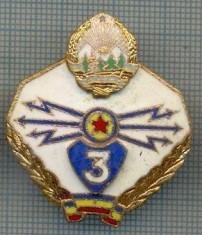 568 INSIGNA - MILITARA -TRANSMISIONIST -SPECIALIST DE CLASA -CLASA 3 -starea care se vede