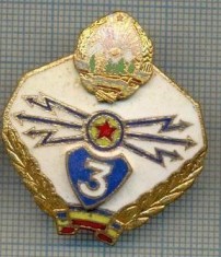 577 INSIGNA - MILITARA -TRANSMISIONIST -SPECIALIST DE CLASA -CLASA 3 -starea care se vede
