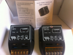 Regulator de incarcare, regulator solar, controler solar 12/24 V - 10A foto