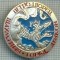 527 INSIGNA - PETRODVORET(DRAGON) - URSS -scriere chirilica -starea care se vede