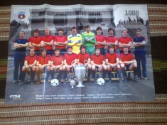 POSTER STEAUA 1986 foto