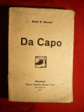 Radu D. Rosetti - Da Capo - Prima Ed. 1919