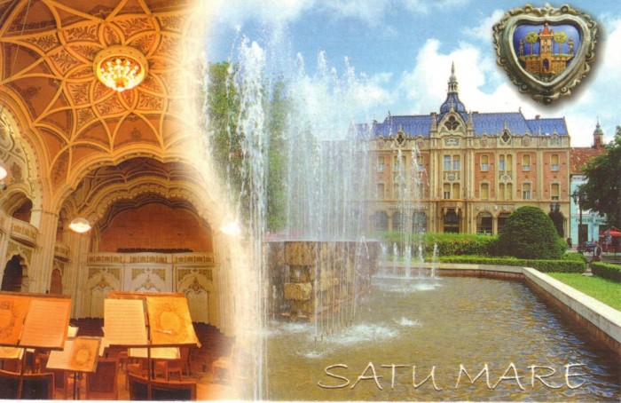 Carte postala CP SM005 Satu Mare - Hotelul Dacia - necirculata