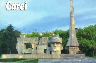 Carte postala CP SM020 Carei - Monumentul ostasului necunoscut - necirculata foto