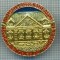 691 INSIGNA -PETROPAVLOVSK -URSS -scriere chirilica -starea care se vede