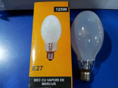 Bec Vapori Mercur cu droser HPL-N 125w / E27 foto