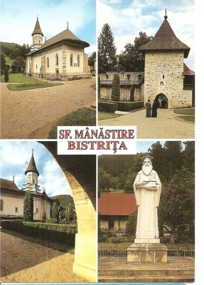 CPI (B1631) SF. MANASTIRE BISTRITA, ( PIATRA NEAMT ), EDITURA ARMONIA PROD. IMP, NRCIRCULATA , TIPARITA IN ITALIA DE KINA ITALIA S.p.A. foto