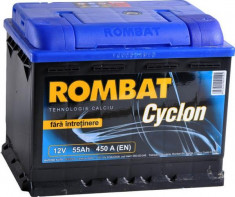 Acumulator Baterie AUTO ROMBAT CYCLON 12V 55AH 55 AH *nou* + toata gama rombat foto