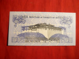 Bancnota 1 Ngultrum Bhutan 2006 ,cal.NC
