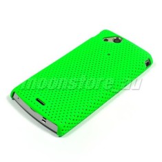 husa protectie verde airmesh Sony Ericsson SE Xperia Arc X12 mesh + folie ecran foto