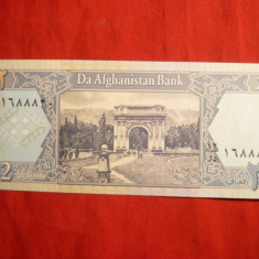 Bancnota 2 Afgani-Afganistan , cal.NC
