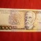 Bancnota 1 Cruzados supratip. pe 1000 Cr. Brazilia , cal.NC