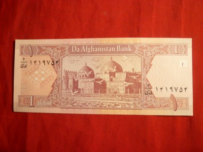 Bancnota 1 Afgan-Afganistan , cal.NC foto
