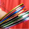 Set Benzi Nail Art in 10 nuante(albastru,rosu aprins,alb,negru,verde,roz,auriu,argintiu,mov,galben)la 100cm lungime