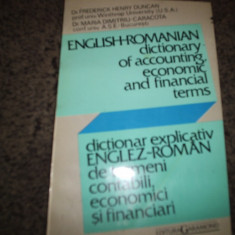 Dr. F.H.Duncan, Dr. Maria Dimitriu Caracota - Dictionar explicativ englez roman de termeni contabili, economici si financiari.