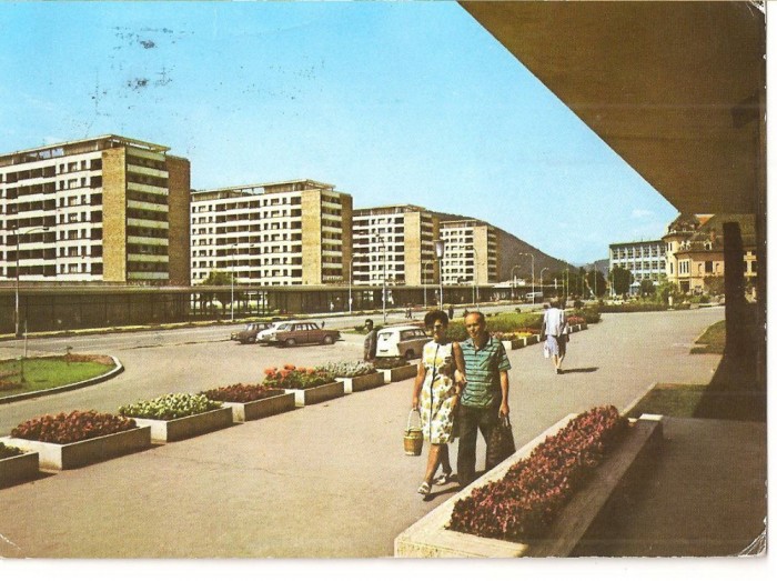CPI (B1712) PIATRA NEAMT, VEDERE, CIRCULATA 1968, STAMPILE, TIMBRU IMPRIMAT