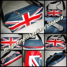GEANTA SPORT CASUAL BARBATI UMAR SOLD replica FIRMA RALPH LAUREN IMPRIMEU DRAPEL STEAG ANGLIA UK MAREA BRITANIE NEW EDITION GENTI BORSETE BARBATESTI foto