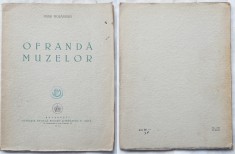 Mihai Mosandrei, Ofranda muzelor, 1940, prima editie