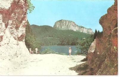 CPI (B1652) VEDERE DE LA LACU ROSU, EDITURA MERIDIANE, SCRISA SI NECIRCULATA foto