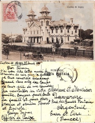 Curtea de Arges- Gara-1912- rara foto