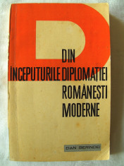 &amp;quot;DIN INCEPUTURILE DIPLOMATIEI ROMANESTI MODERNE&amp;quot;, Dan Berindei, 1965 foto