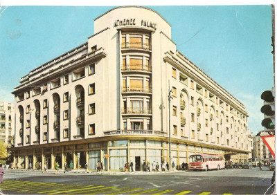 CPI (B1706) BUCURESTI, HOTEL ATHENEE PALACE, EDITURA OSEDT, CIRCULATA 1971, STAMPILE, TIMBRU IMPRIMAT foto