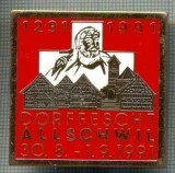 759 INSIGNA - Dorffescht Allschwil -30. 08, -1.9. 1991 -1291-1991 -starea care se vede
