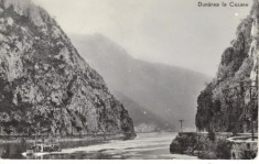 Carte postala CP CS001 Dunarea la Cazane - circulata 1966 foto