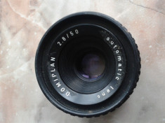 vand obiective foto ,pt colectie ,germania,DDR,anii 80,DOMIPLAN automatic lens,28/50 foto