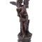 CUPIDON - STATUETA DIN BRONZ PE SOCLU DIN MARMURA