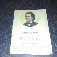 Mihai Eminescu - Poezii - colectia Albina 1954